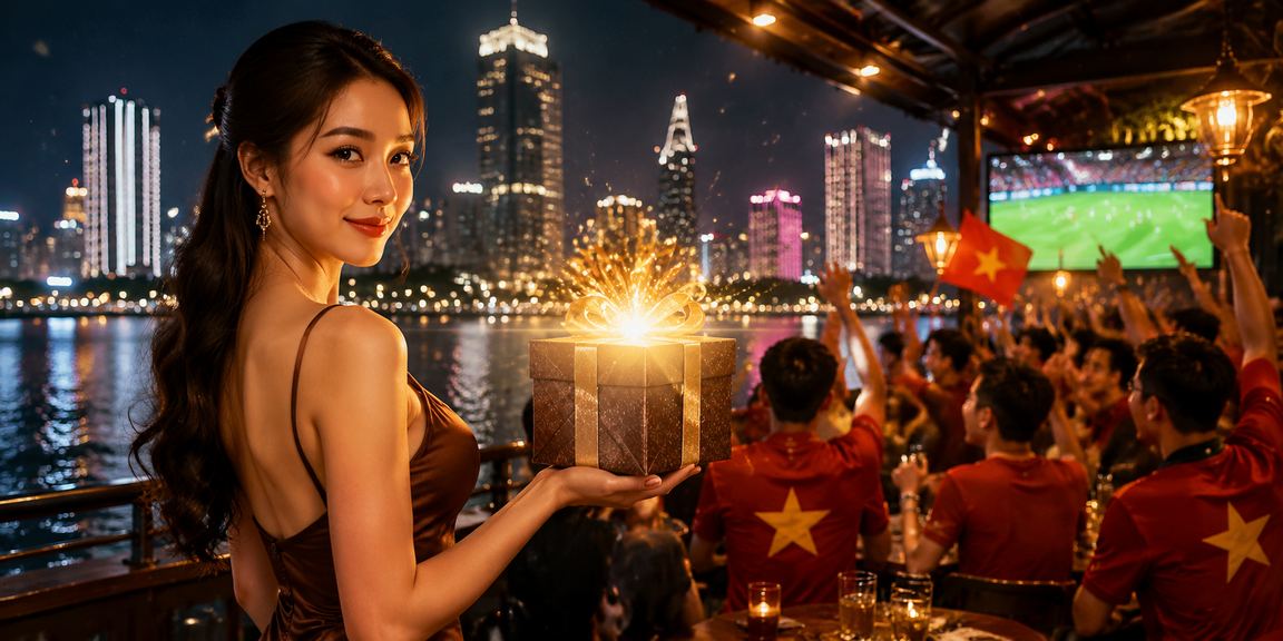 Người dùng tại TP. Hồ Chí Minh nạp tiền qua ví điện tử và chơi slots trên điện thoại tại quán cà phê